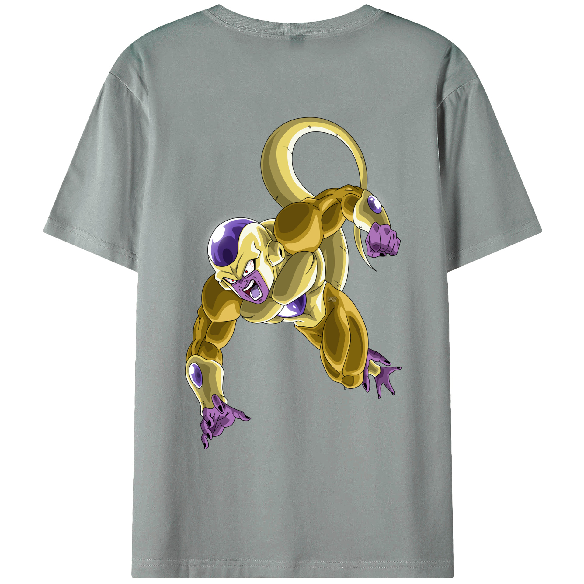 （画像用） ドラゴンボール フリーザ DRAGON BALL Frieza 綿100％ メンズ半袖Tシャツ（バックプリント） 通気性
